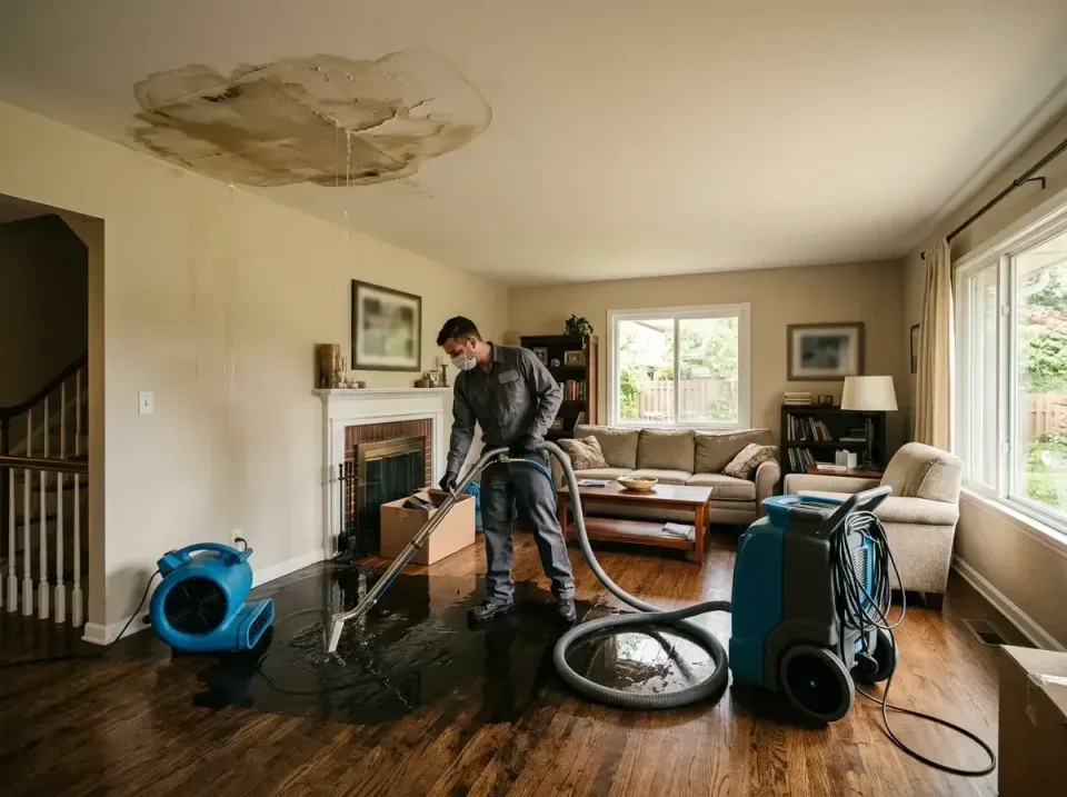 attic-pipe-burst-ceiling-drip-008 — frequently asked questions, Water Damage Restoration & Carpet Care in Marengo, IA